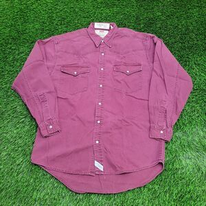 Vintage LEVIS Button Shirt S/M 22x31 Red Extra-Baggy